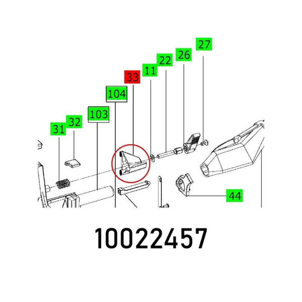 CLAMPING ELEMENT DF500 - Spare Part - Available at chavda.com