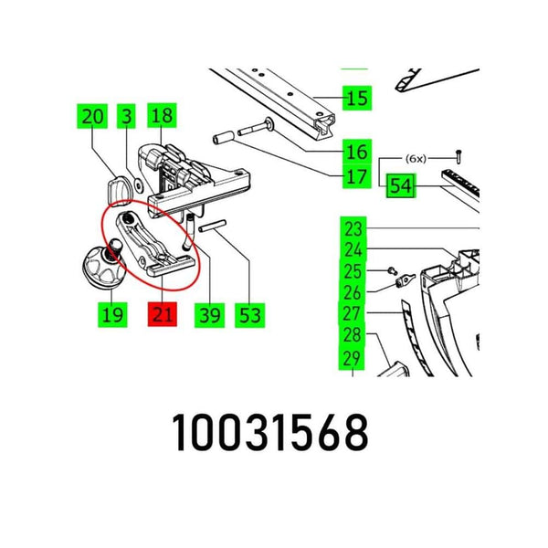 CLAMP SUPPORT CS 70 Parts Diagram | chavda.com - Component Breakdown for Tool Repair