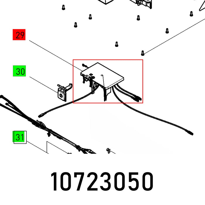 ELECTRONICS CSC SYS 50 ET-BG diagram from chavda.com: Electrical components illustration.