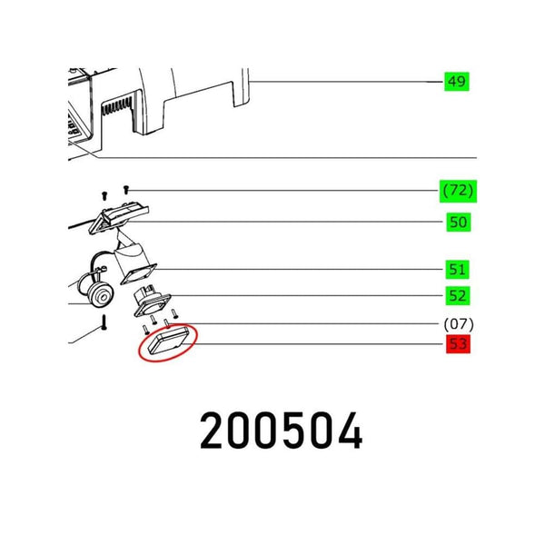 COVER CT STECKDOSE MIT RAHMEN Part Diagram | Automotive Component from chavda.com