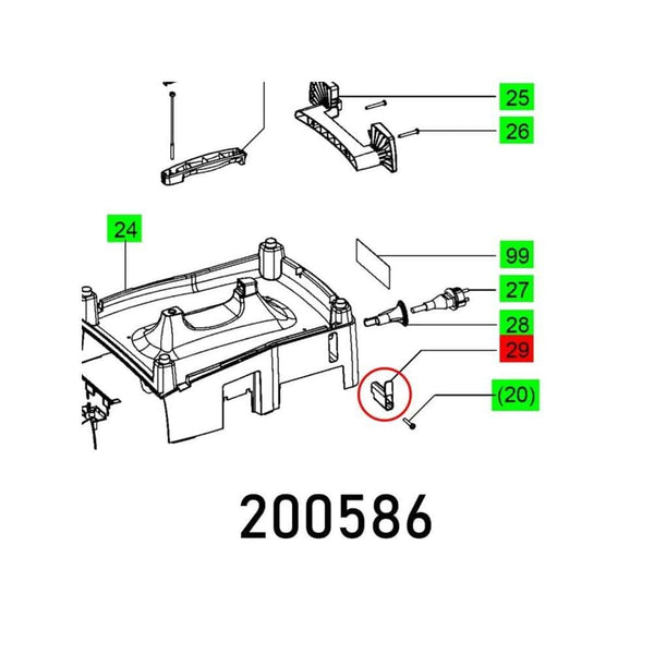 CABLE CLAMP CTN ET-BG part diagram - chavda.com component view