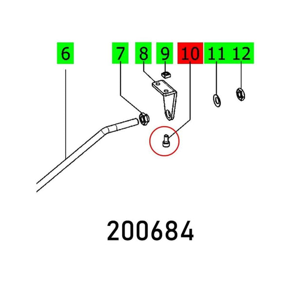 CH. HEAD SCREW DIN 912-M6X12-10.9 Component Diagram - Chavda.com Mechanical Part.