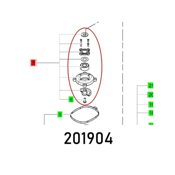 BEARING FLANGE RTS 400 R