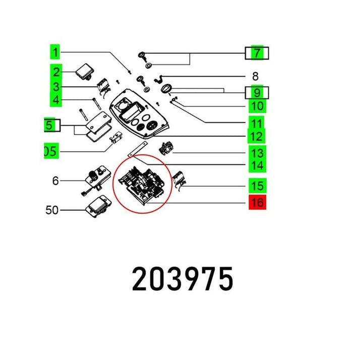 ELECTRONICS CTL AC HD-LHS FL VP Parts Diagram | chavda.com