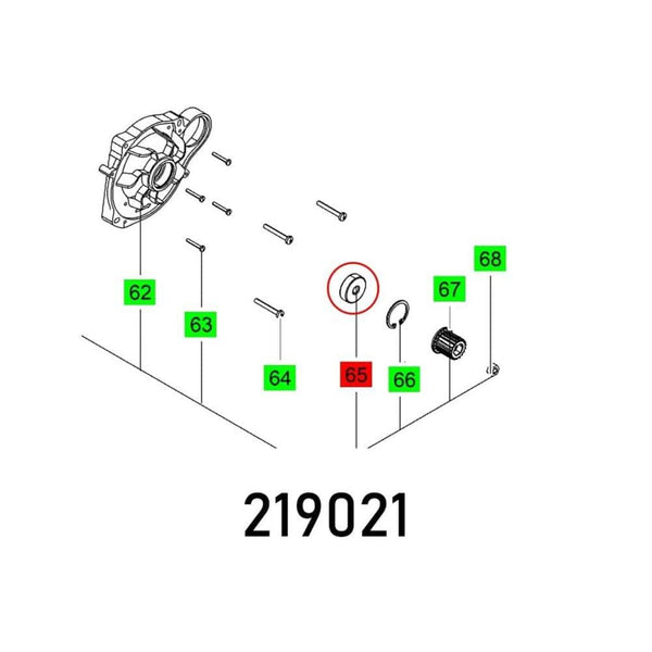 BALL BEARING 6300 DDU DIN 625