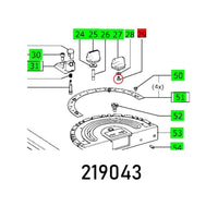 COUNTER SINK M4X8 Parts Diagram: Exploded view of components (Image 219043)