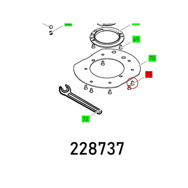 COUNTERSINK M4X8-TAPTITE-KT15 Parts Diagram | Chavda.com - Exploded View