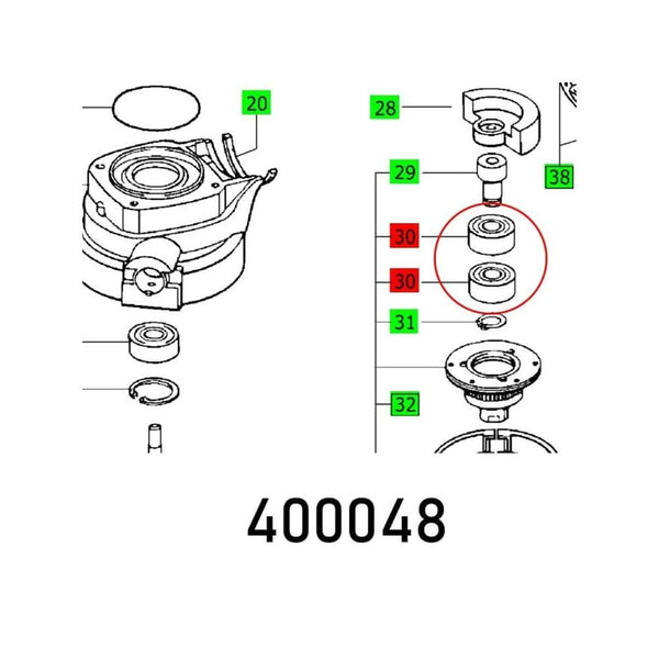 BALL BEARING 6001 RS-Z DIN 625 C3