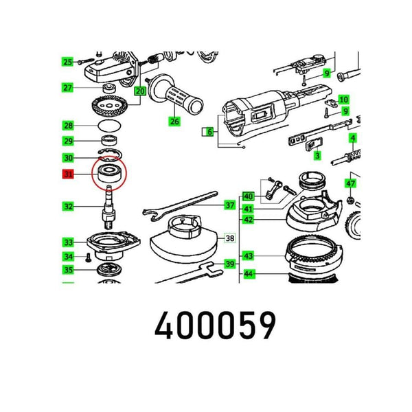 BALL BEARING 6302 2RS DIN 625