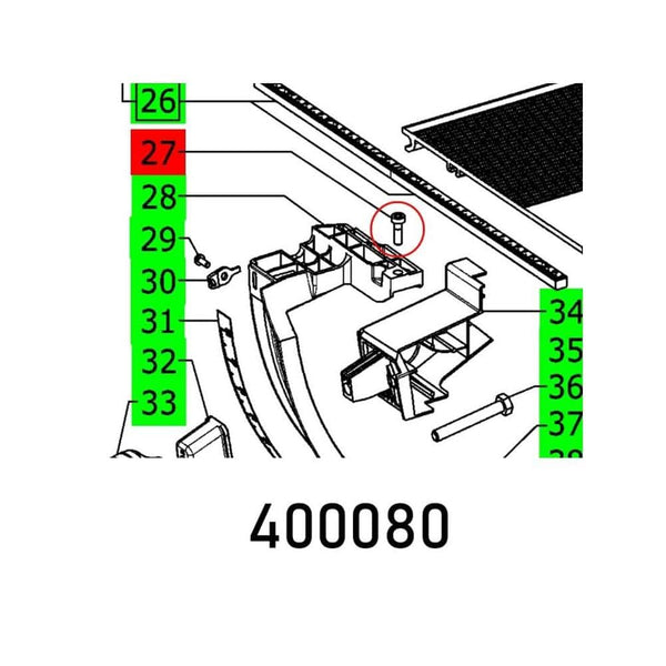 CH. HEAD SCREW DIN 6912-M6X40-8.8 part diagram