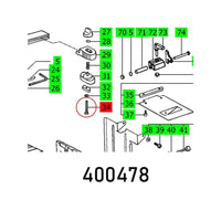 Part #34: Cheese Head Screw DIN 84 M6x55-4.8, Parts Diagram