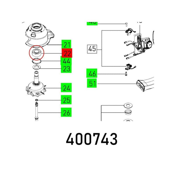 BALL BEARING 6003 ZDU C3E MA7S