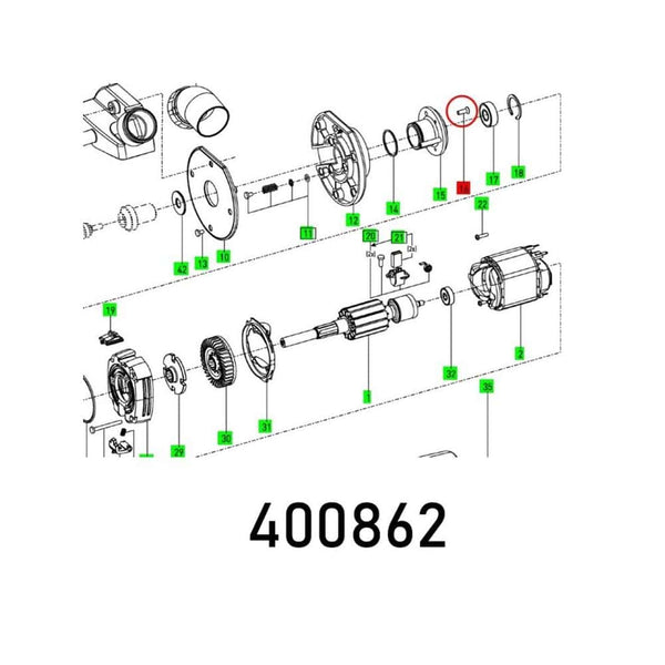 Power Tool Parts Diagram - Explosion View - Part 400862 - chavda.com