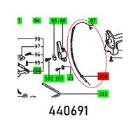 Parts Diagram: CABLE PROTECTOR AP 85 E, part#440691. Automotive Component. View the diagram and find the right spare part!