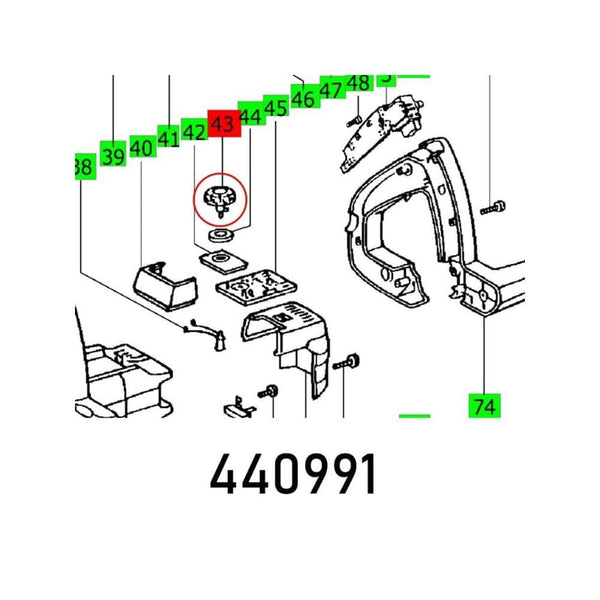 ADJUSTING WHEEL AP 55 E