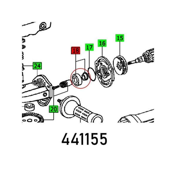 BALL BEARING WS 115.05.E