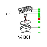 ECCENTRIC SHAFT RS 1 parts diagram by chavda.com. Exploded view showing components #39-#46.