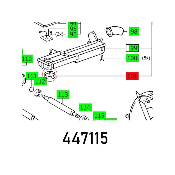 ADJUSTING WHEEL CS 70 EB