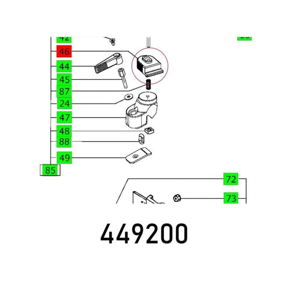 CLAMP RIDER CS 70 ST Diagram - Parts Illustration for chavda.com