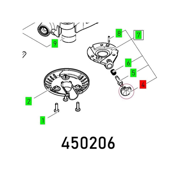 CAP OF 1000 EB Parts Diagram - chavda.com - Exploded View with Numbered Parts
