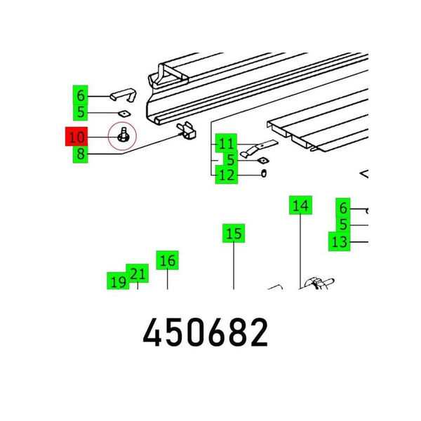 SAFETY SCREW CS 70EB M6X12VERBUS-RIPP