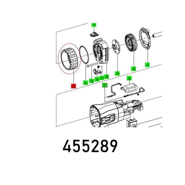 OFK 500 Q Clamping Ring Parts Diagram - Chavda.com: Exploded View Illustration for Easy Identification & Replacement