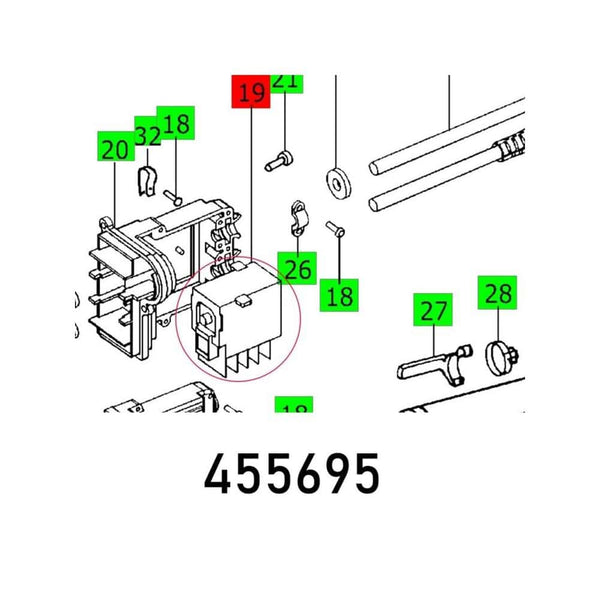 CONTACTOR CS 70 EB Parts Diagram - Chavda.com: Exploded view of the CS 70 EB contactor and its components.