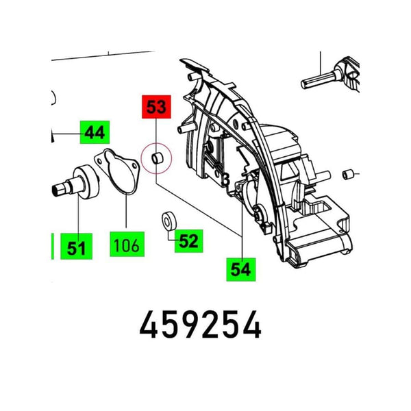 CYLINDER BEARING TS 55 EBQ Part Diagram - Chavda.com: Exploded view of components. Order parts for repairs!