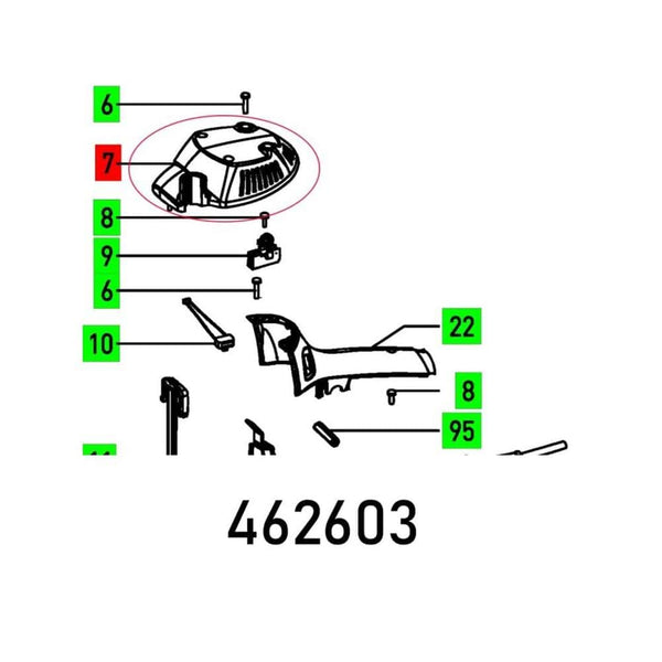 CASE LID OF 1400 EBQ Parts Diagram - Replacement Component