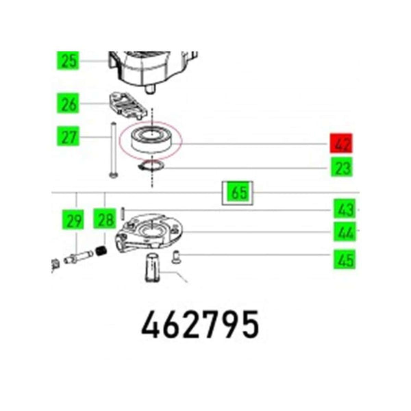 BALL BEARING 6003 DDW CM DIN 625 NSK