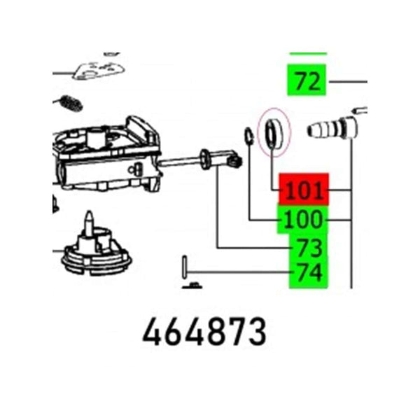 BEARING DF 500 Q NSK 6901 VV C3