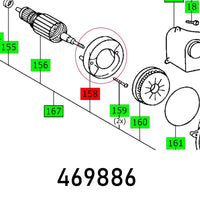 DEFLECTOR PLATE CS 70 EB Parts Diagram. Replacement Part for CS 70 EB Model