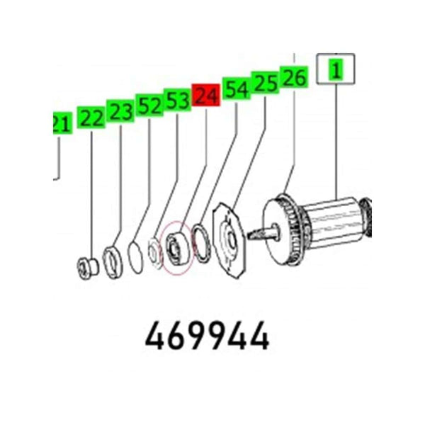 BALL BEARING 6000 DDU-C3 305.286