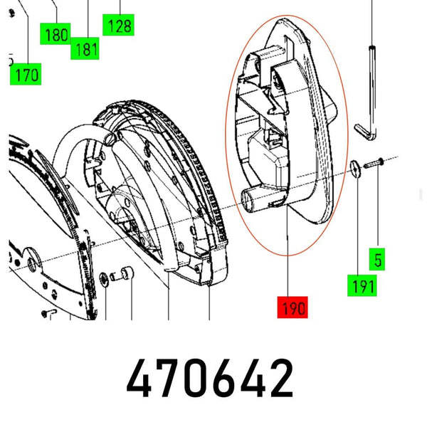 CABLE HOLDER KS 120 EB Parts Diagram | chavda.com - Find all your replacement parts here! 