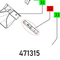 CLIP KS 120 EB - chavda.com | Replacement Part