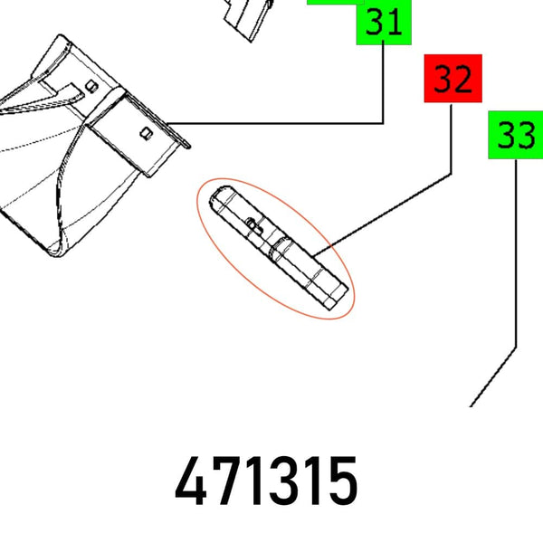 CLIP KS 120 EB - chavda.com | Replacement Part