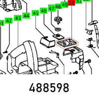 ELECTRONIC CARD AP 55 E chainsaw part - Replacement electronic module for AP 55 E model chainsaws - Buy at chavda.com