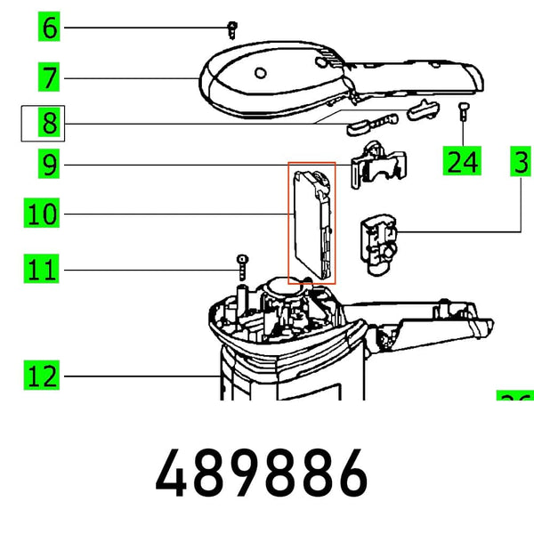 489886 ELECTRONIC RS 200 EQ Spare Part - Exploded View Diagram -  chavda.com