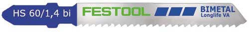 Festool Jig Saw Blades Hs 60 1,4 Bi Va 5 X Fes490181