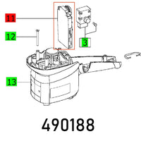 ELECTRONICS RW 1000 EQ Diagram: Parts 3, 11, 12, 13. Chavda.com - Technical Drawing