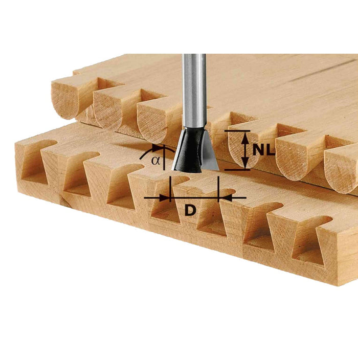 Festool Cutter Dovetail Hs S8 D13,8 13,5 15 Fes490991