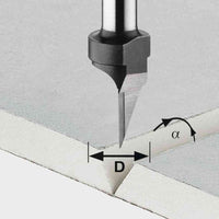 Festool Cutter V Groo Hw D12,5 45 Grad Fes491000