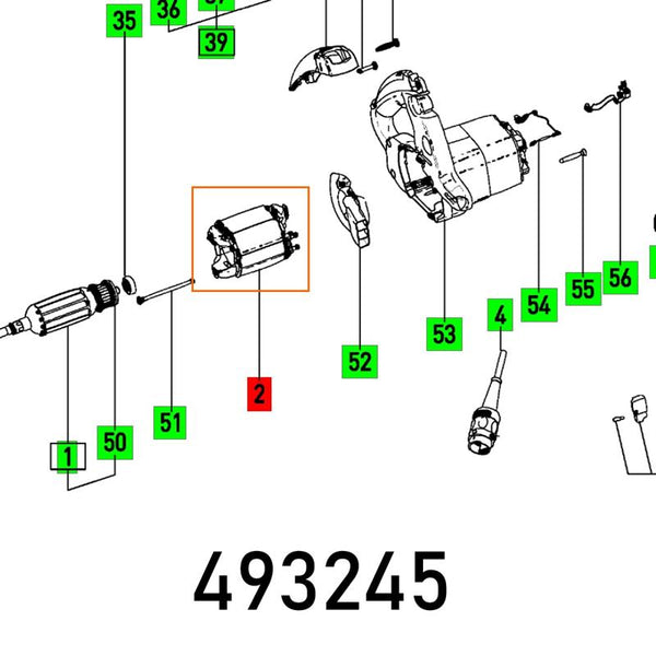 ARMATURE 230V AP 55 230V ET-BG