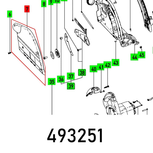COVER TS 75 EBQ Diagram - Parts Illustration from chavda.com