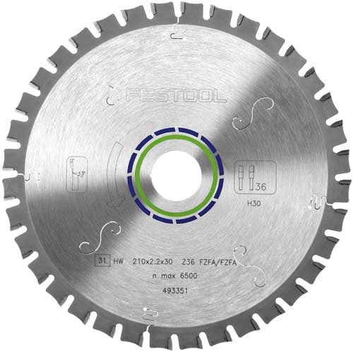 Festool Saw Blade Hw 210 X2,2 X30 F36 Fes493351