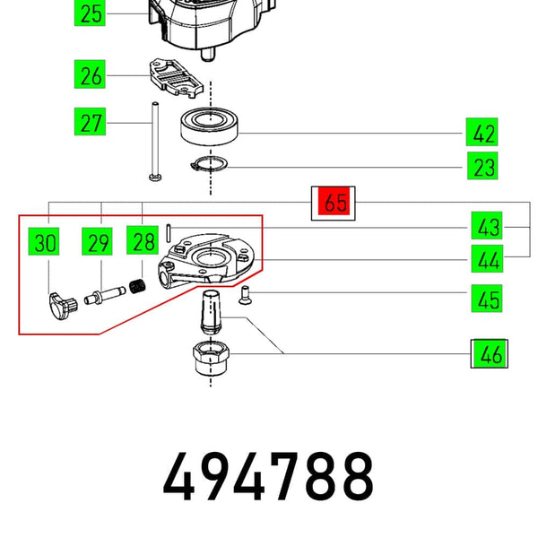 COVER OFK 700 EQ parts diagram | Exploded view | spares | chavda.com