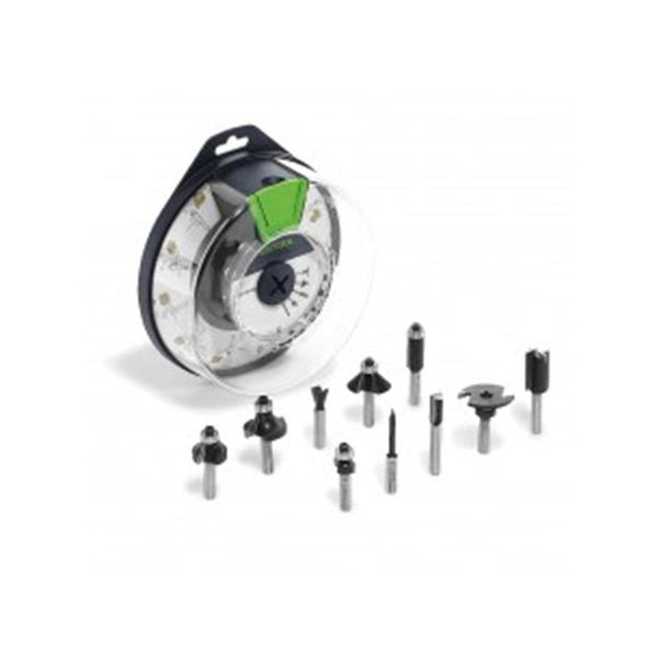 Festool Router Bit Set - Box-OF HW S8 Mix - Woodworking Router Bits for Professionals