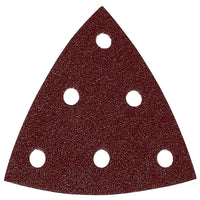 Festool Sandpaper STF V93-6 P180 Rubin 2 - Triangle Sanding Pad with Holes, 180 Grit Sandpaper