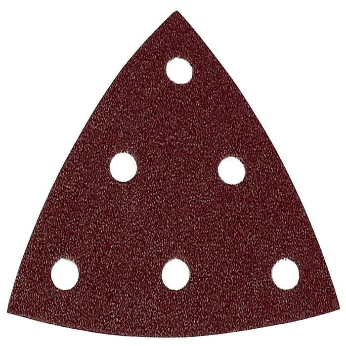 Festool Sandpaper STF V93-6 P180 Rubin 2 - Triangle Sanding Pad with Holes, 180 Grit Sandpaper