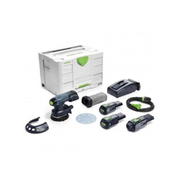 Festool ETSC 125 Li 3.0 Cordless Sander Set: Battery-Powered Eccentric Sander with Accessories - Shop Now!